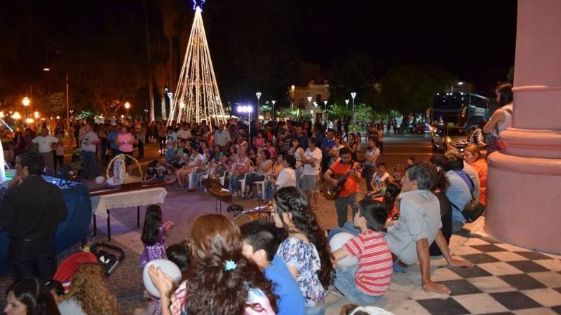 Se realizó el primer festival navideño en el Paseo de la Fe