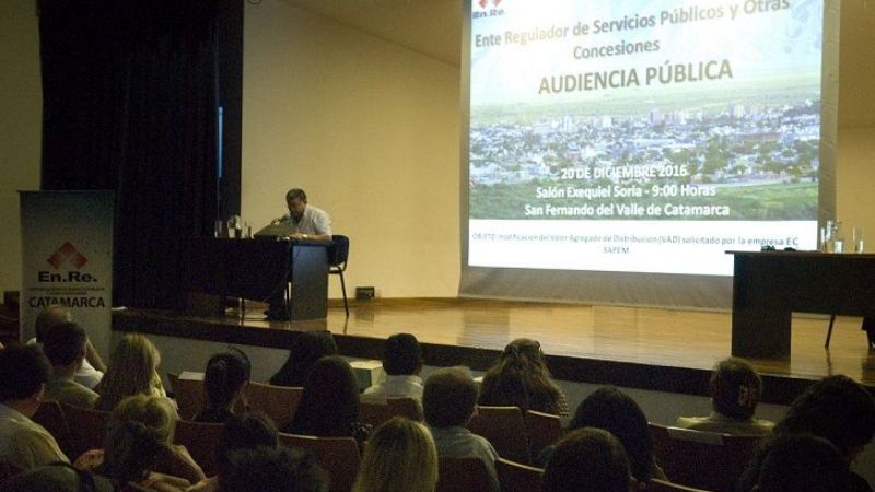 Positiva Audiencia Pública por la tarifa de la energía eléctrica