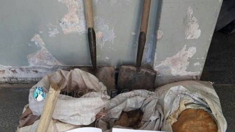 Seis detenidos con casi 60 kilos de piedra rodocrosita