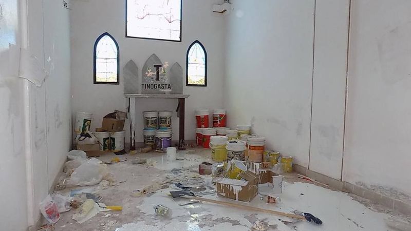 Vándalos producen destrozos en iglesia de Tinogasta