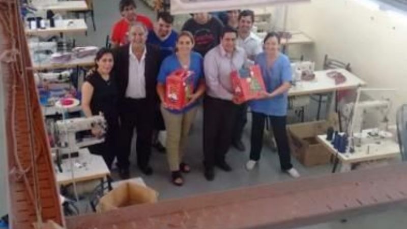 Rivera visitó cooperativa de trabajo