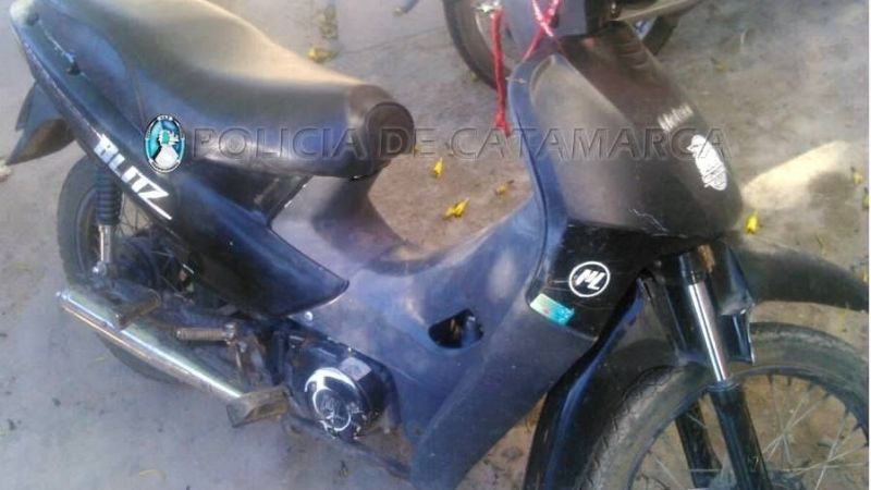 Circulaba en una moto robada en 2009