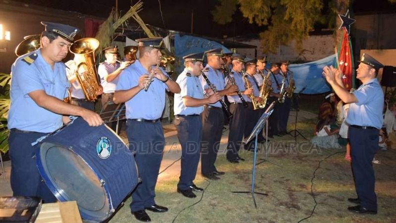 Pesebre viviente en la División Enlace Comunitario