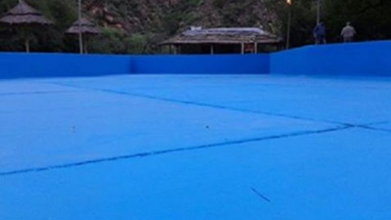 Continúan los trabajos en el camping de La Toma