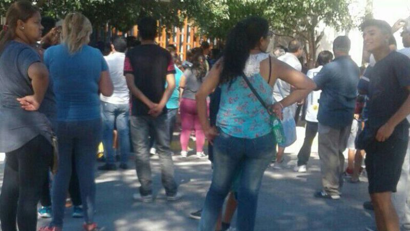 Aguinaldo con reclamos en Recreo