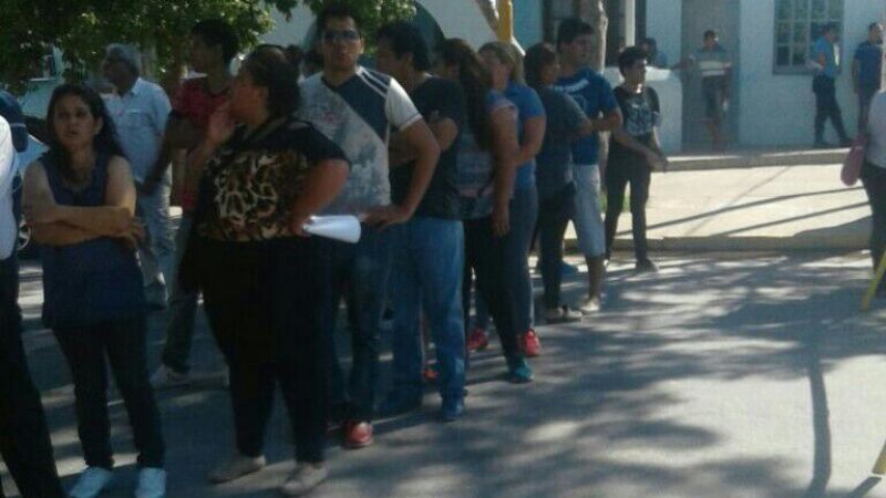 Aguinaldo con reclamos en Recreo