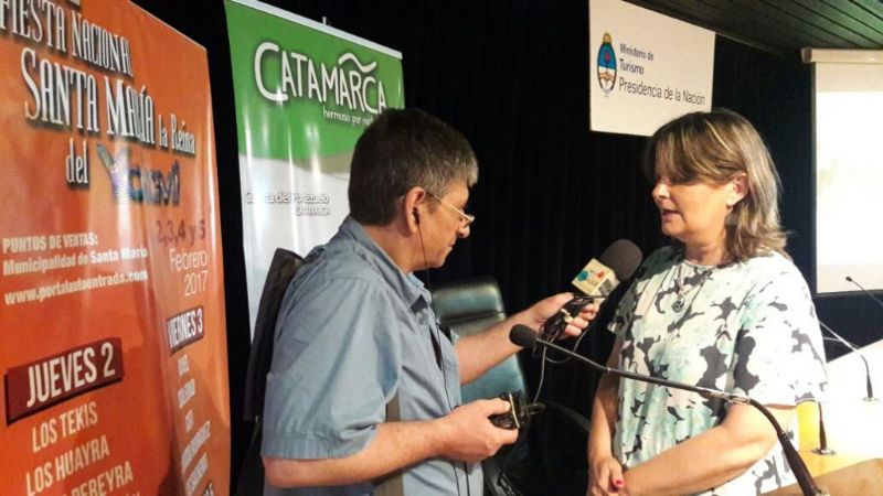 Se presentó en Buenos Aires la Fiesta Nacional Santa María la Reina del Yokavil