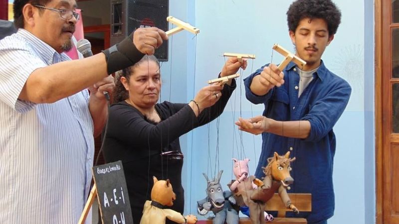 El Nacimiento de Jesús, con marionetas