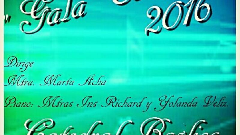 Gala de clausura del Coro Municipal de la Capital