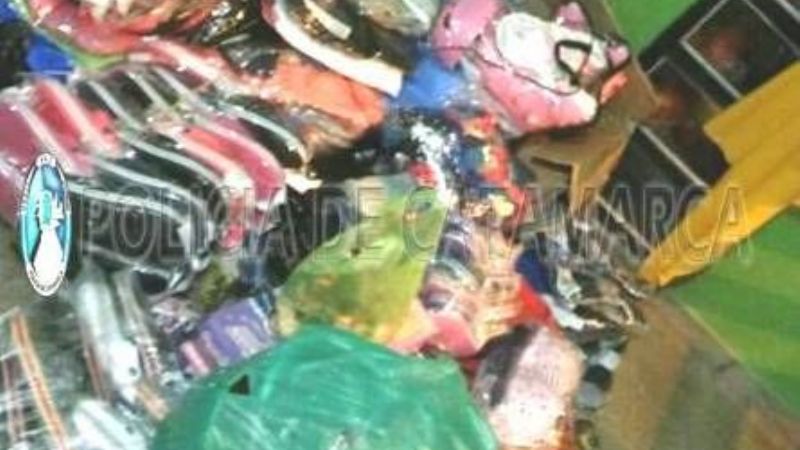 Secuestran mercadería ilegal en un puesto caminero de Valle Viejo