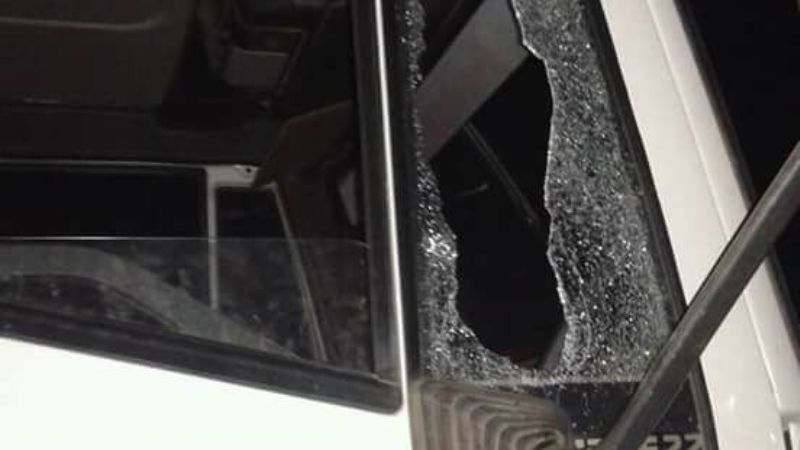 Atentaron sobre el camión recolector en Valle Viejo