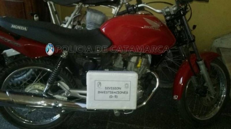 Recuperan una moto robada en la Capital