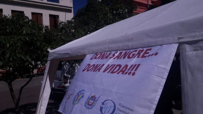 Exitosa campaña de donación