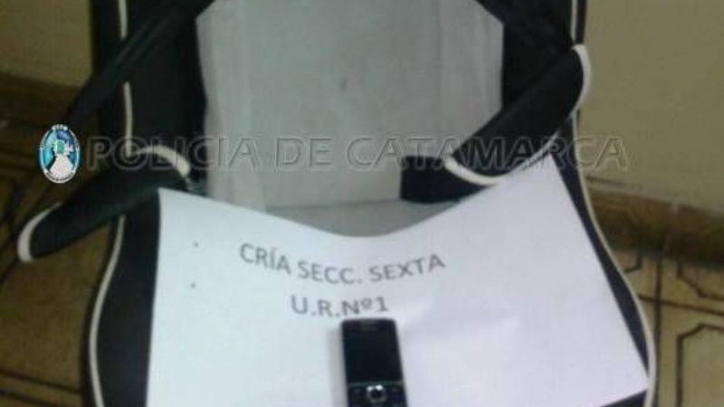 Aprehendieron a un ladrón y recuperan elementos robados