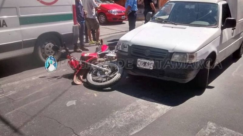 Un niño resultó lesionado en un siniestro vial