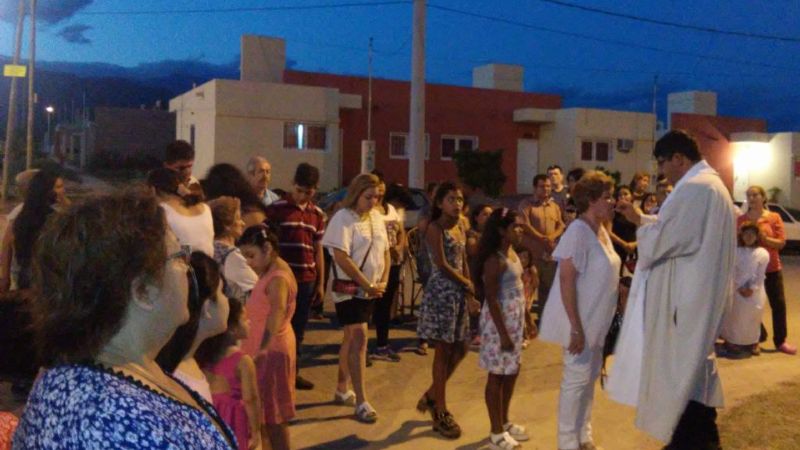 Celebración de la Nochebuena en la comunidad de Valle Chico