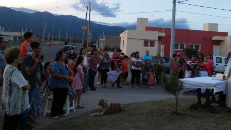 Celebración de la Nochebuena en la comunidad de Valle Chico