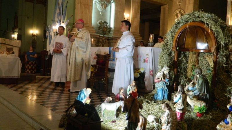 El Obispo admitió como aspirante al sacerdocio a un seminarista en Navidad