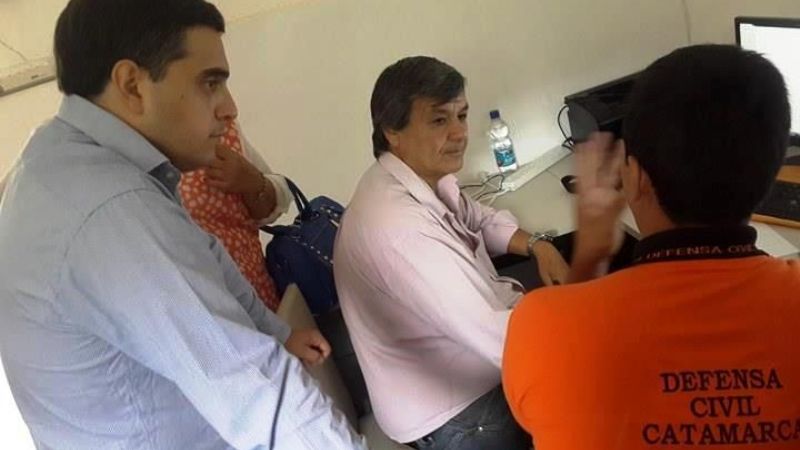 El senador Seco participó del simulacro de evacuación en El Rodeo