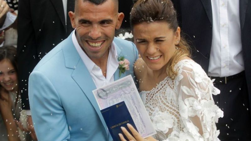 Robaron en la casa de Carlitos Tevez durante su boda