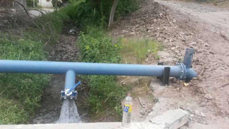 Obras para mejorar el servicio de agua potable