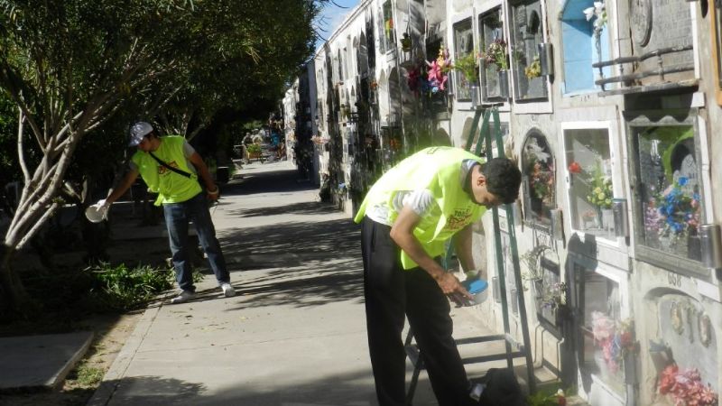 Control de criaderos de mosquitos en el Cementerio Municipal