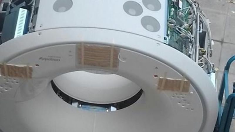 Llegó el tomógrafo para el Hospital de Niños