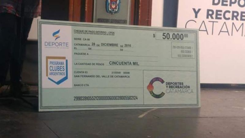 Los "Santos" del Barrios sur, recibieron subsidio