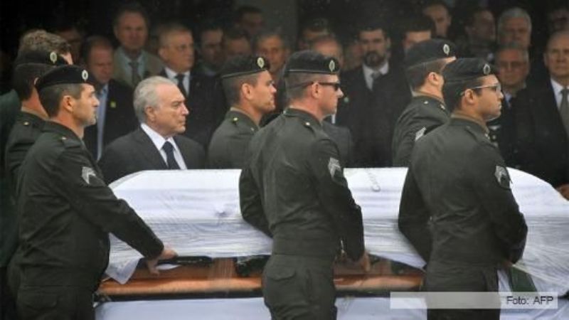 Llegaron a Brasil los cuerpos del plantel de Chapecoense