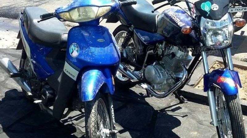 Recuperan dos motos robadas y aprehenden a un joven