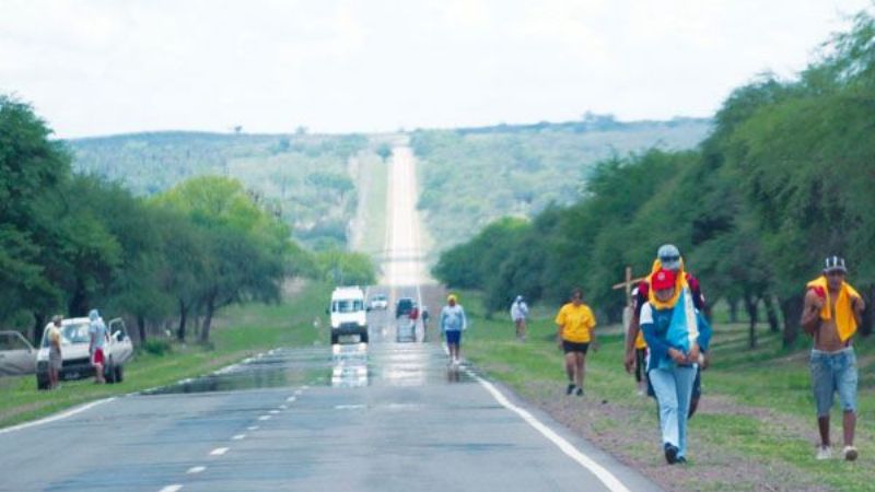 Hoy ingresaron más de 2 mil peregrinos a la Capital