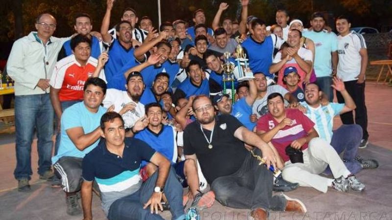 Se jugaron las primeras finales de fútbol en las Olimpiadas Policiales