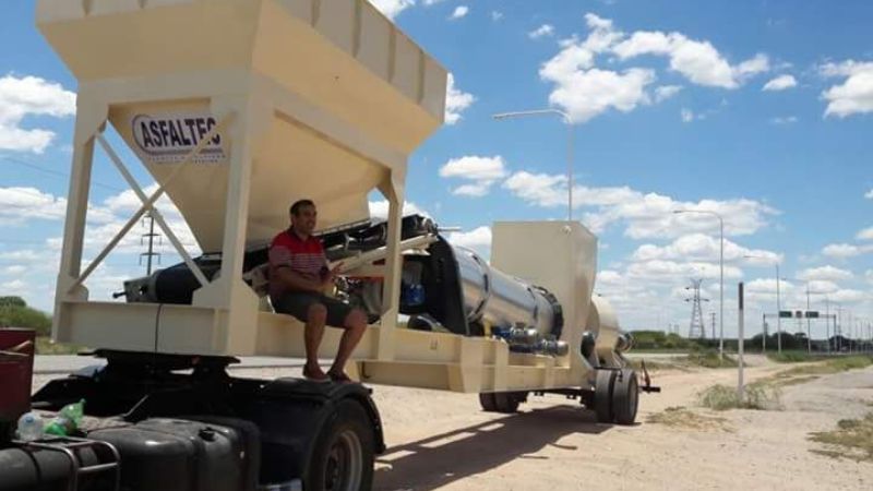 Llegó máquina para Planta Procesadora de Asfalto