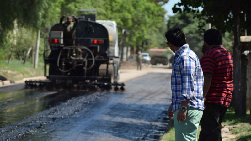 Inician obra de asfalto en La Tercena, FME