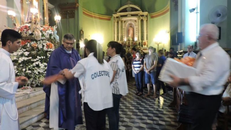Los servidores del Santuario rindieron homenaje a la Virgen
