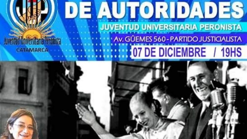 Mañana miércoles asume la nueva conducción de la JUP