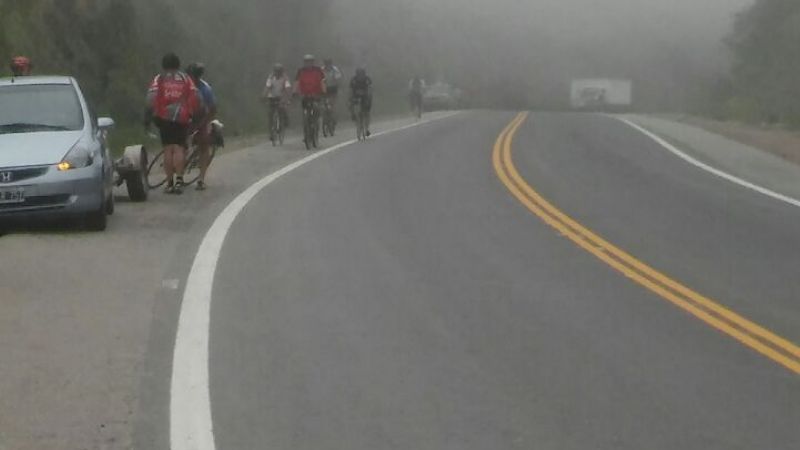 La ruta 38, invadida de peregrinos tucumanos