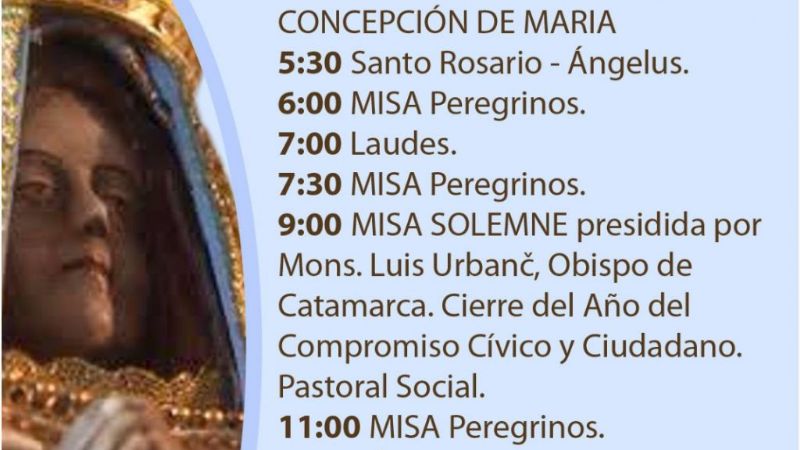 Las festividades marianas culminan hoy con la procesión