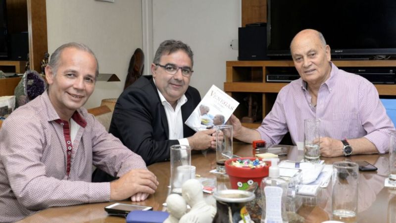 Jalil junto a Venegas y referentes del sector rural