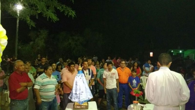 Inauguraron Gruta de la Virgen del Valle en el barrio Pedro Cano