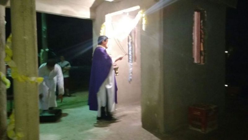 Inauguraron Gruta de la Virgen del Valle en el barrio Pedro Cano