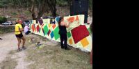 Jumeal.. Deportistas y vecinos pintaron El Jumeal.