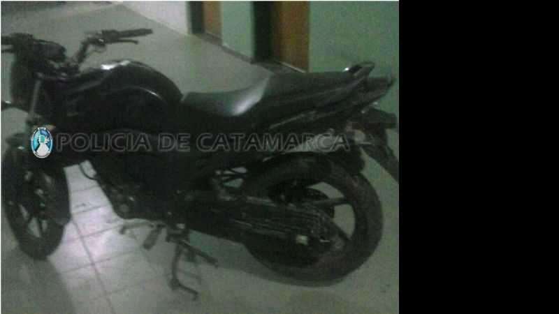 Secuestran una moto abandonada