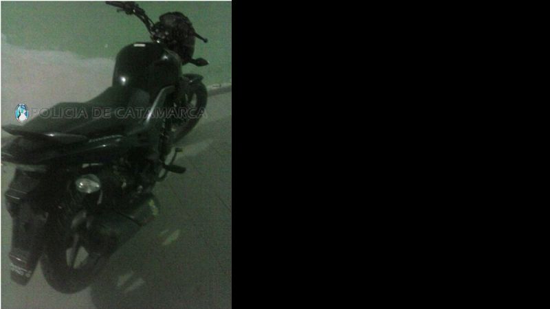 Secuestran una moto abandonada