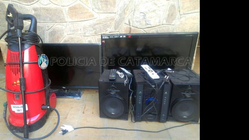 Recuperan elementos robados en Andalgalá