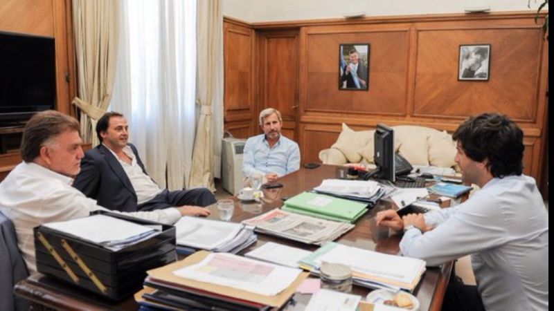 Mera se reunió con el Ministro Frigerio