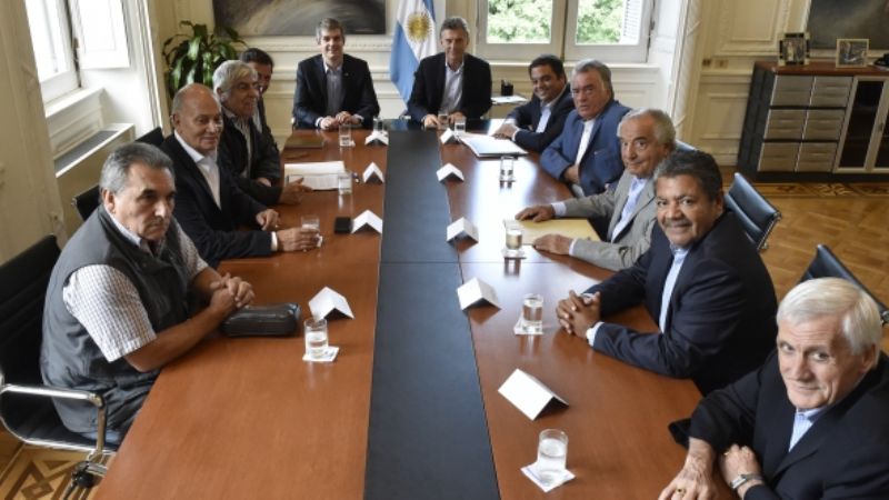“Sin soluciones, pero conformes” definió Caló a la reunión con Macri