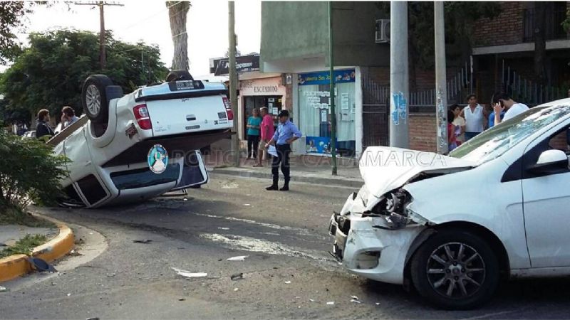 Espectacular vuelco en Villa Cubas