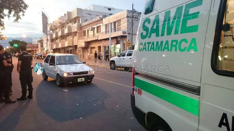 Hombre fue embestido por un auto