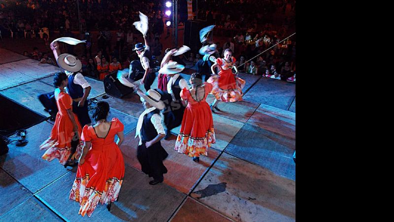 Primera gran noche del festival de la Vendimia en Tinogasta